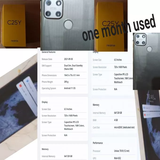 Used realme Y25