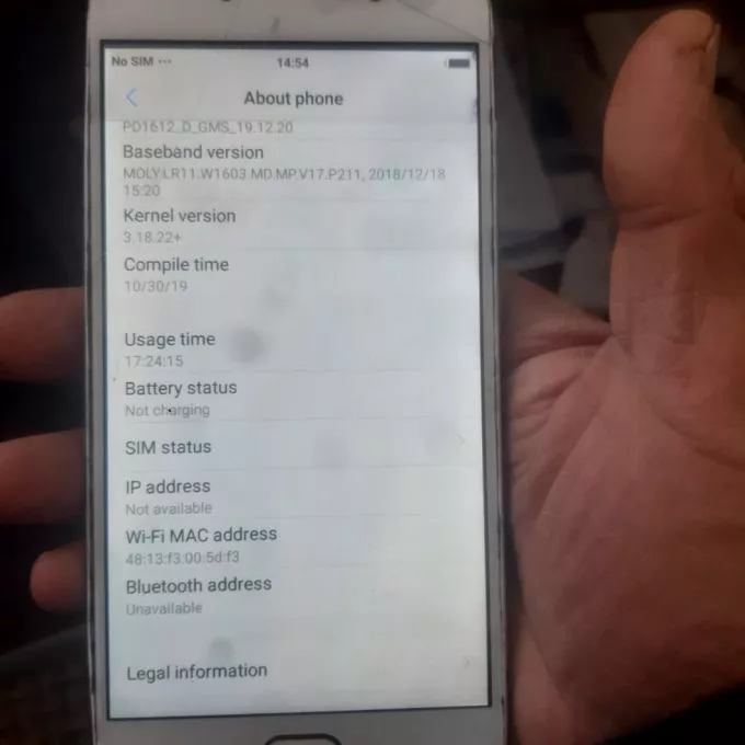 vivo 4gb 32 gb