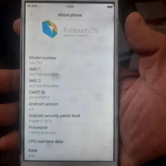 vivo 4gb 32 gb - photo 1