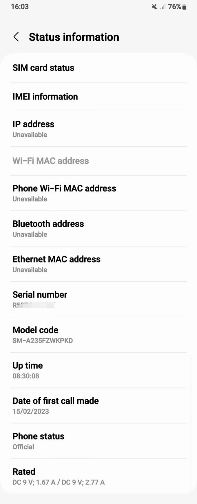 Samsung Galaxy A23 6/128GB white with original box - photo 3