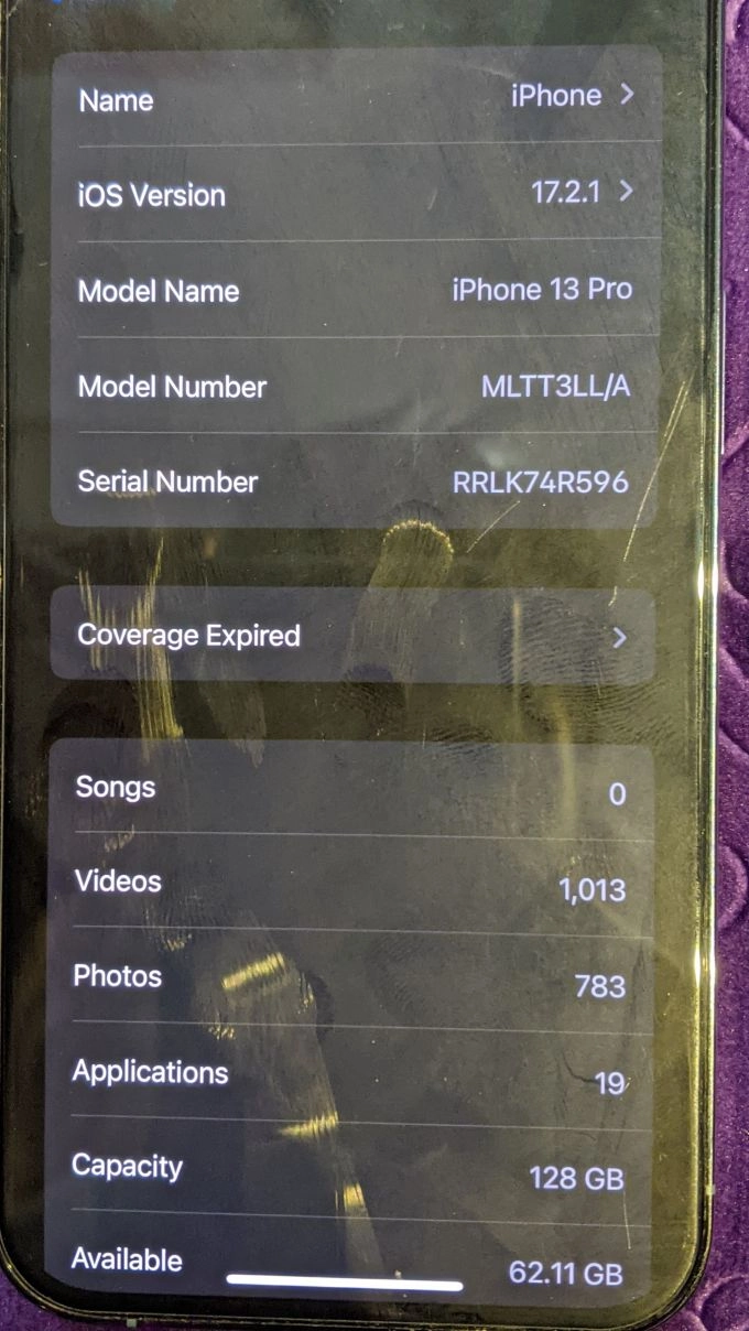 iPhone 13 pro non pta 128gb - photo 3