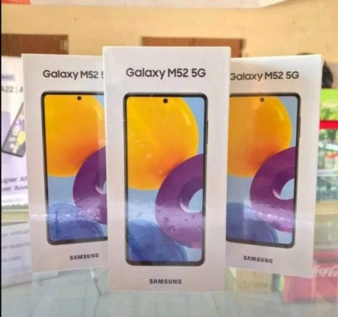 SAMSUNG galaxy M52 8/128 box pack