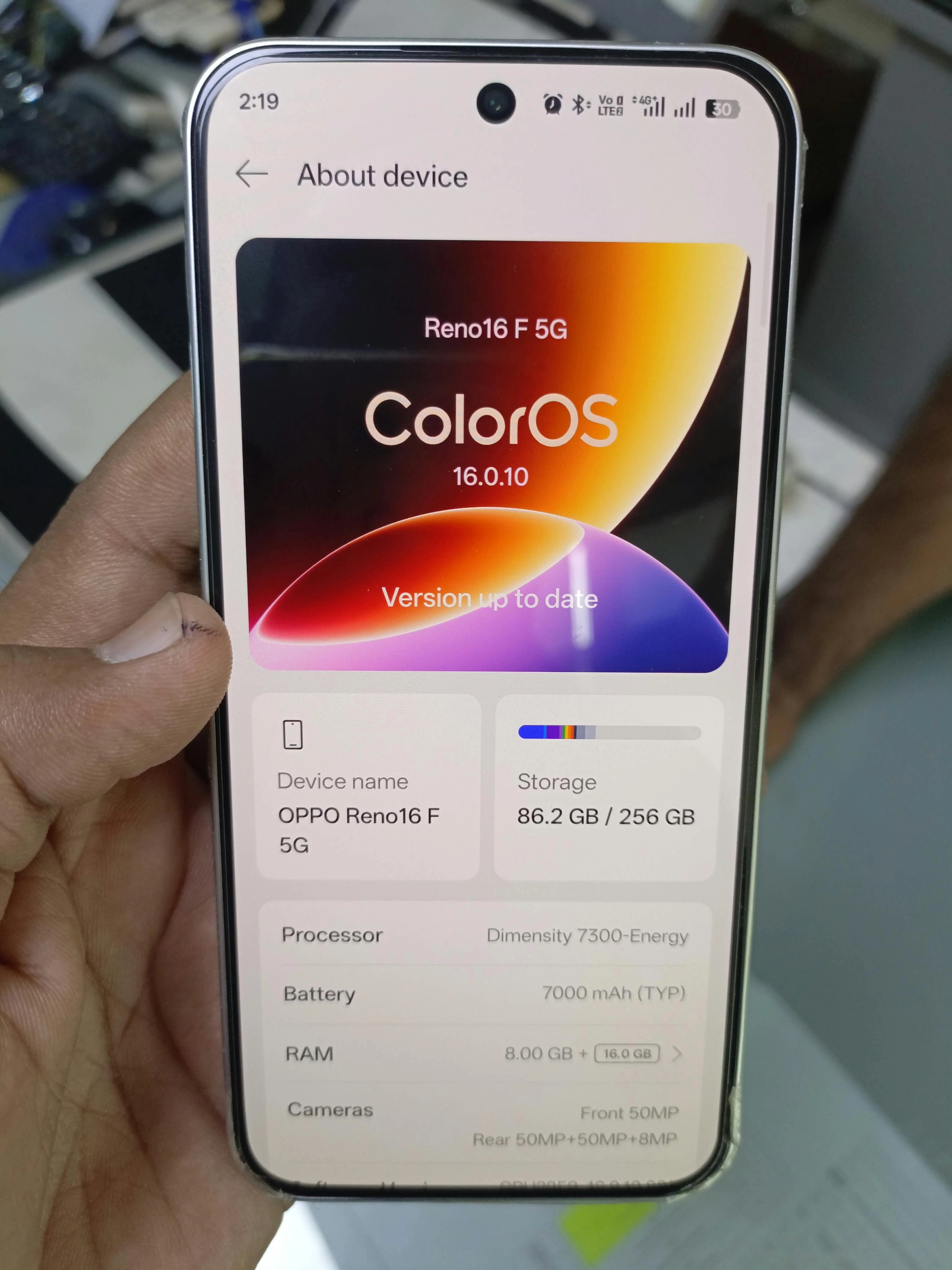 Oppo Reno 16F 5g - photo 1