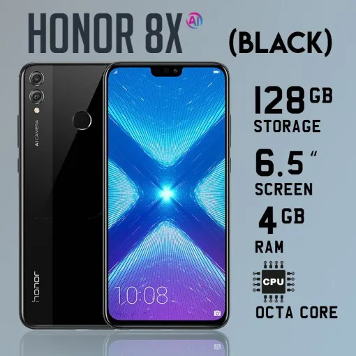 2nd hand Honor 8X Ram 4GB internal Memory 128GB - photo 1