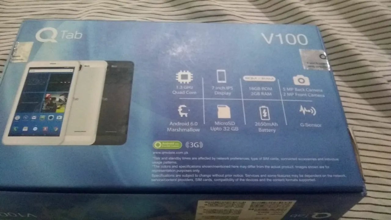 Qtab V100 with box & charger - photo 2
