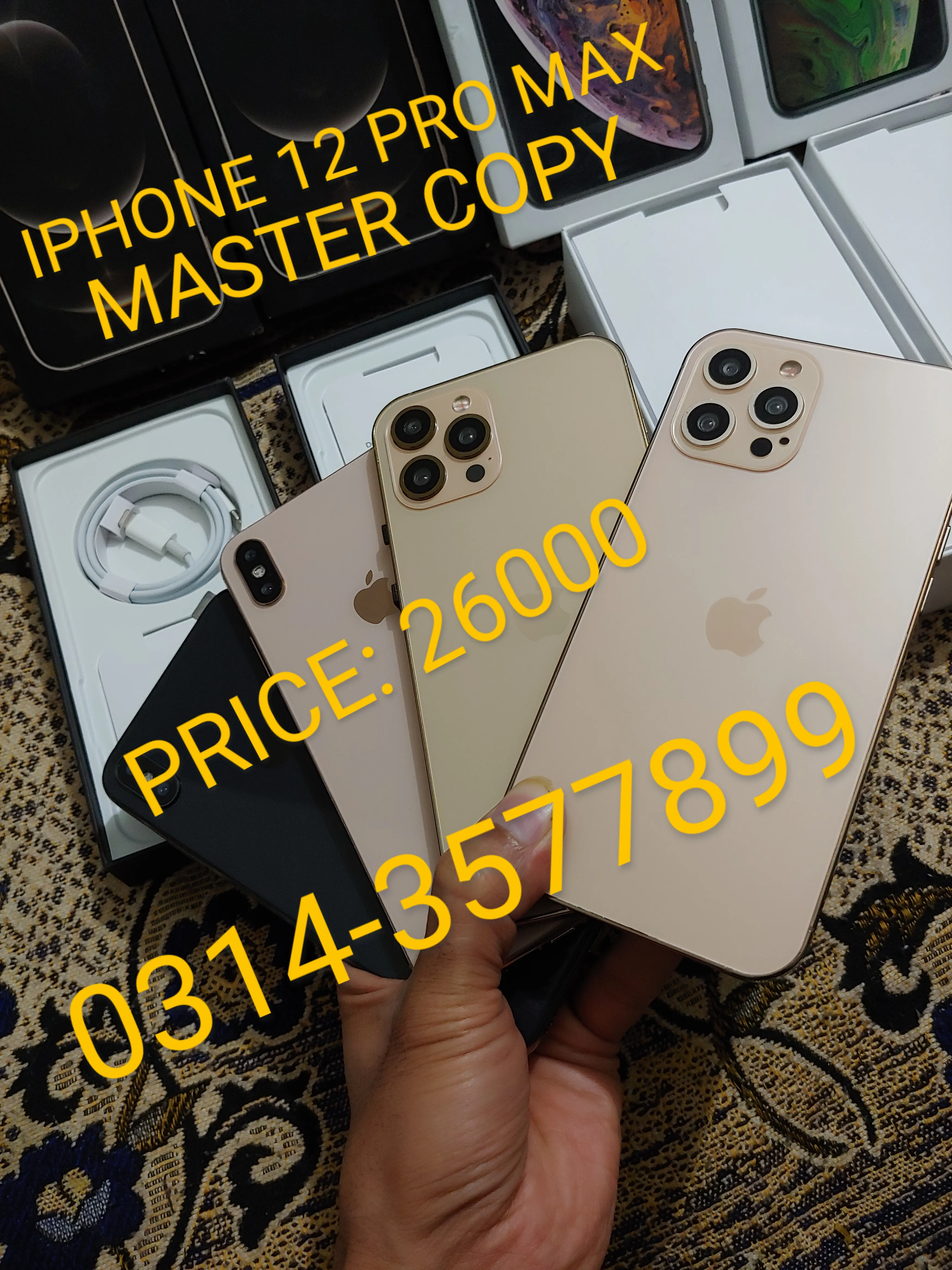 IPHONE 12 PRO MAX BEST COPY MASTER COPY - photo 1