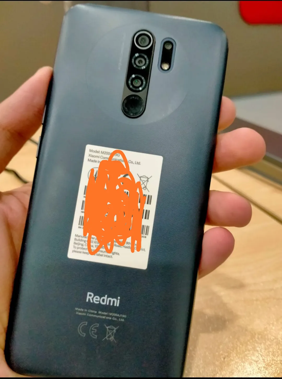 Redmi 9 with. box and charger - photo 1