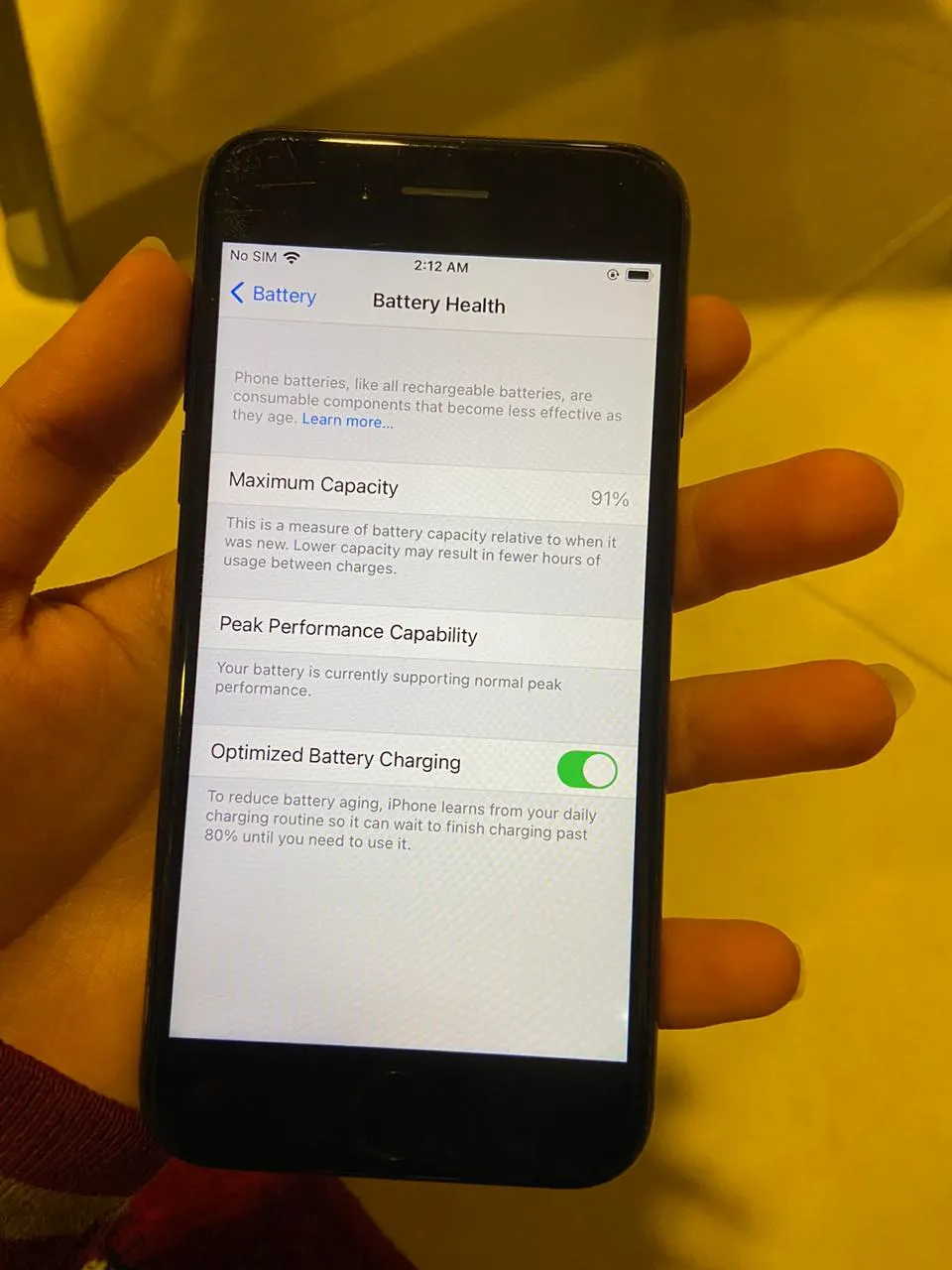 Black iPhone 7 32GB (91 percent battery health) - photo 3