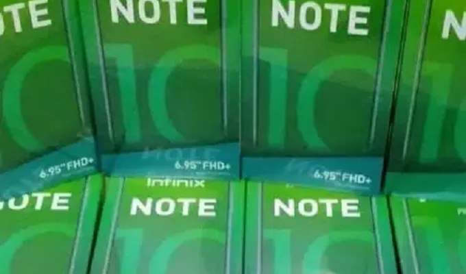 Infinix Note 10 (6gb/128gb) box packed - photo 1