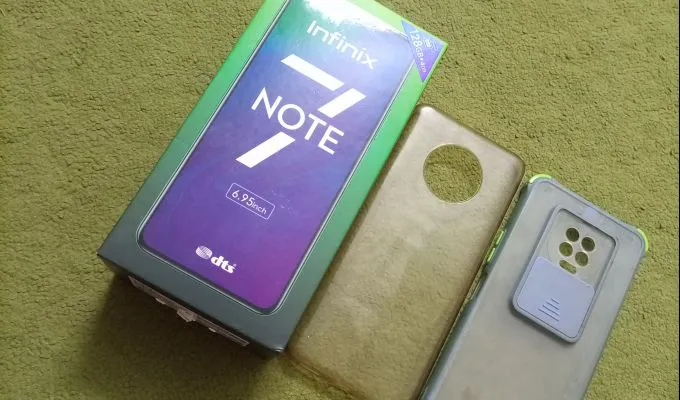 Infinix note 7 with box best phone in this rate - photo 2
