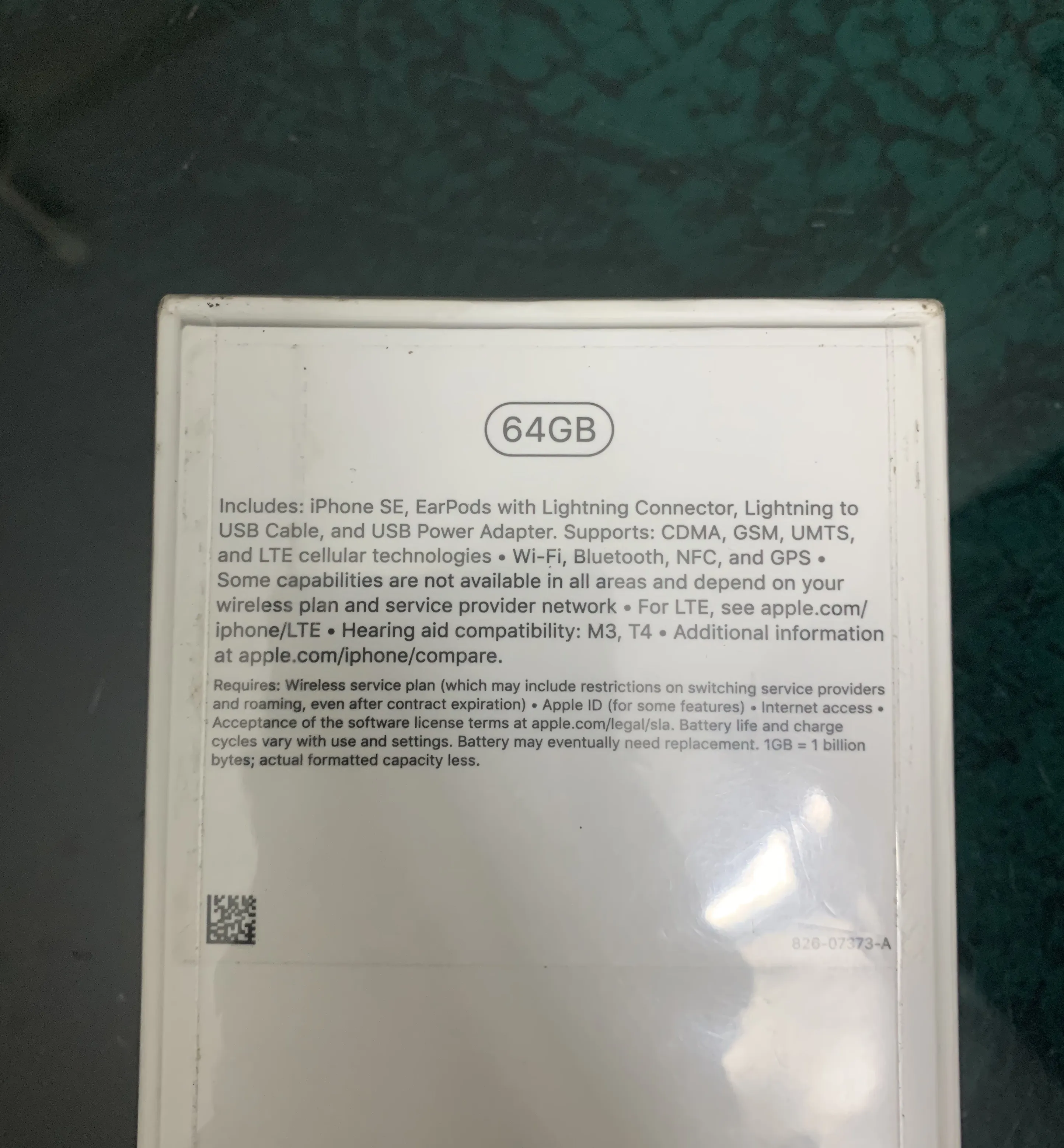 Iphone SE 2020 -  PTA Approved - Sealed Box - Non Active - photo 2