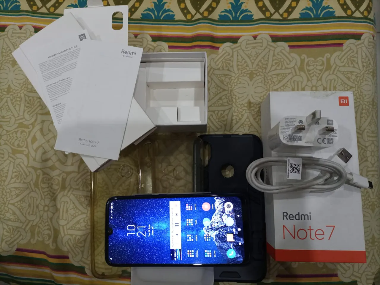 Mi Xiaomi redmi note 7 4/64gb global version neptune blue 10by10 - photo 2