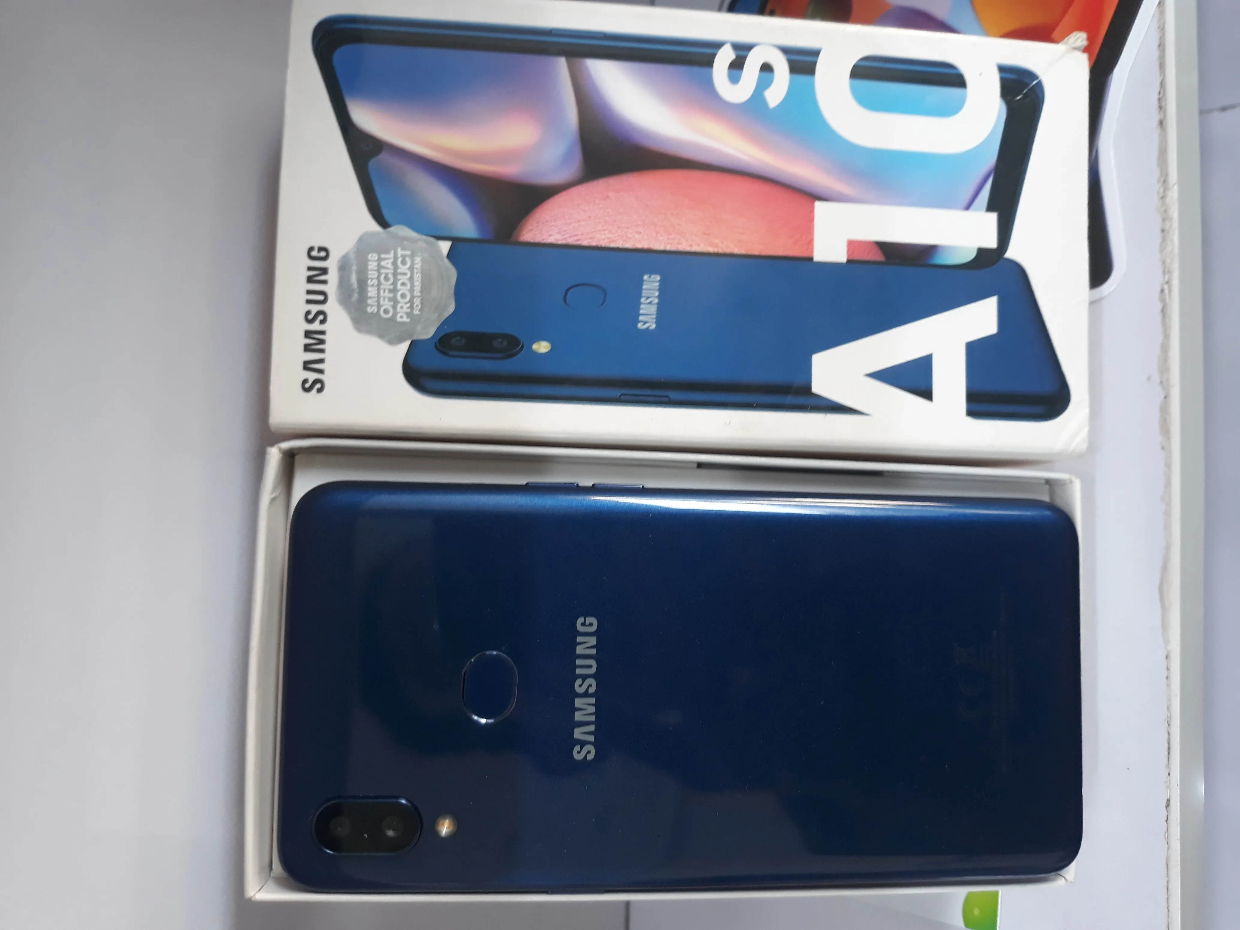 samsung a10s Mobile with Box - photo 1