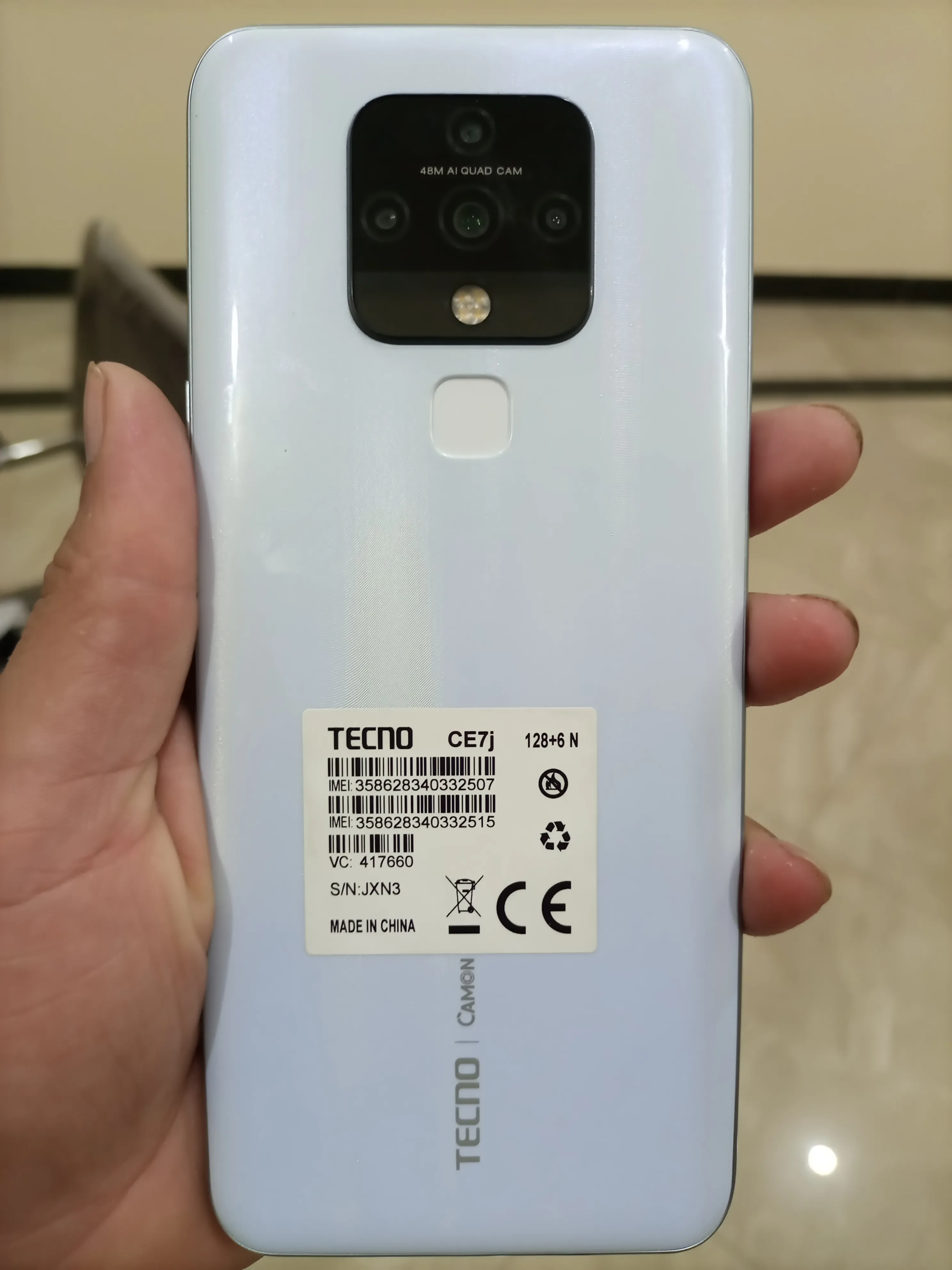 New Tecno Camon 16 SE (Cloud White) - photo 2