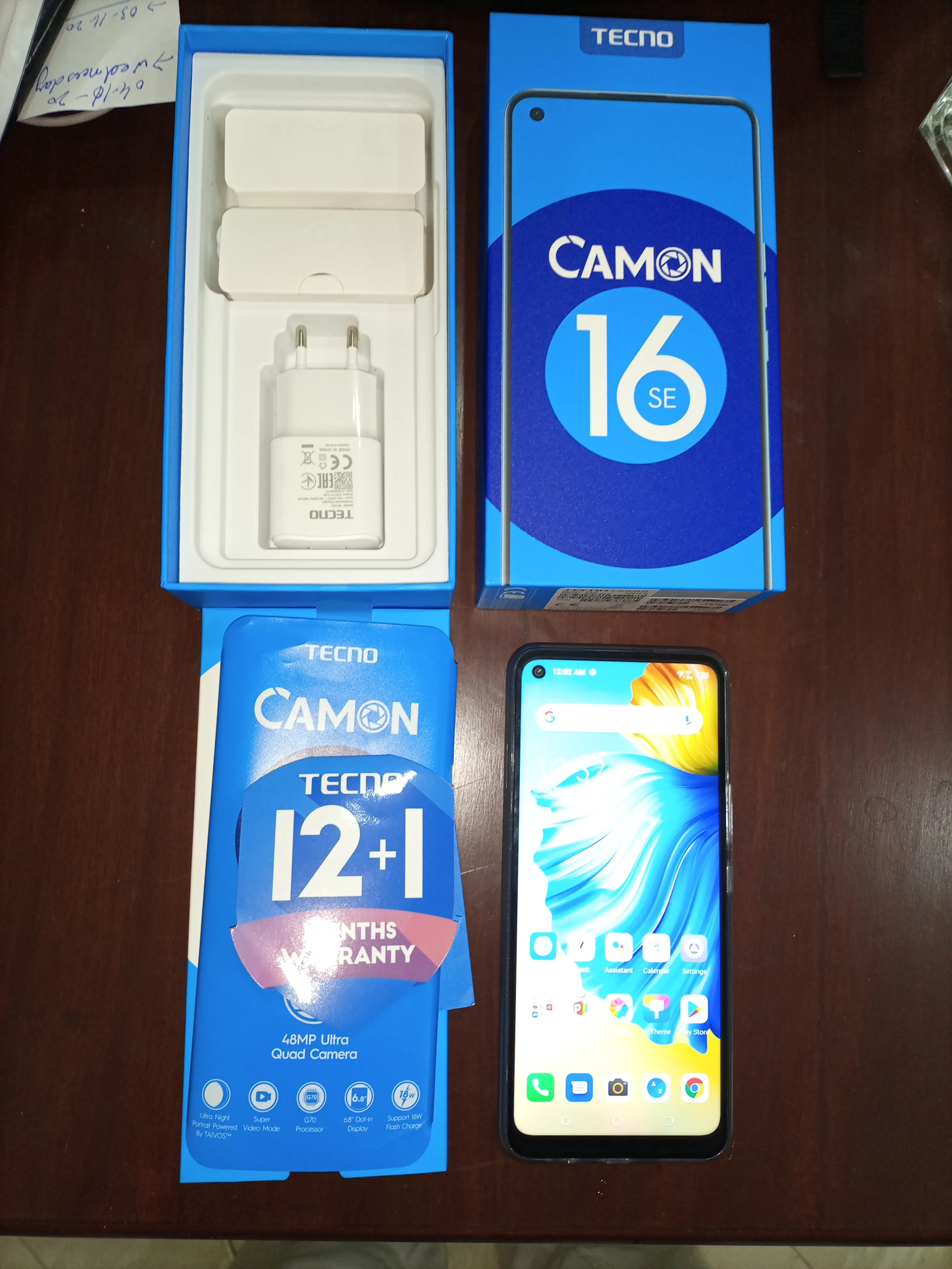 New Tecno Camon 16 SE (Cloud White) - photo 1