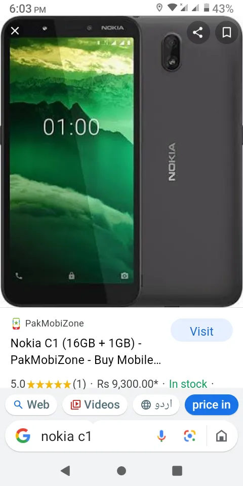 Nokia c1 - photo 1