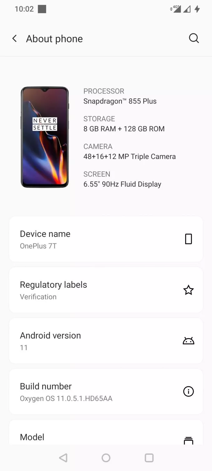OnePlus 7T all Ok 90 Fps Original charger with c type handsfree new - photo 1