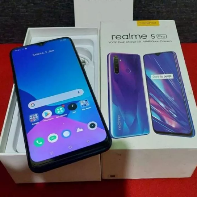 REALME 5 PRO pin packed new 8gb ram - photo 1
