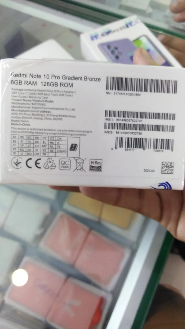 Redmi Note 10 pro Glacier Blue 6/128 gb and 1 year warranty - photo 3