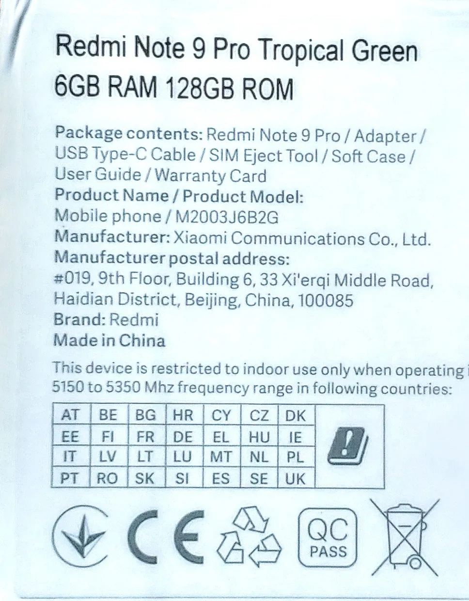 Redmi Note 9 Pro For Sale - photo 1