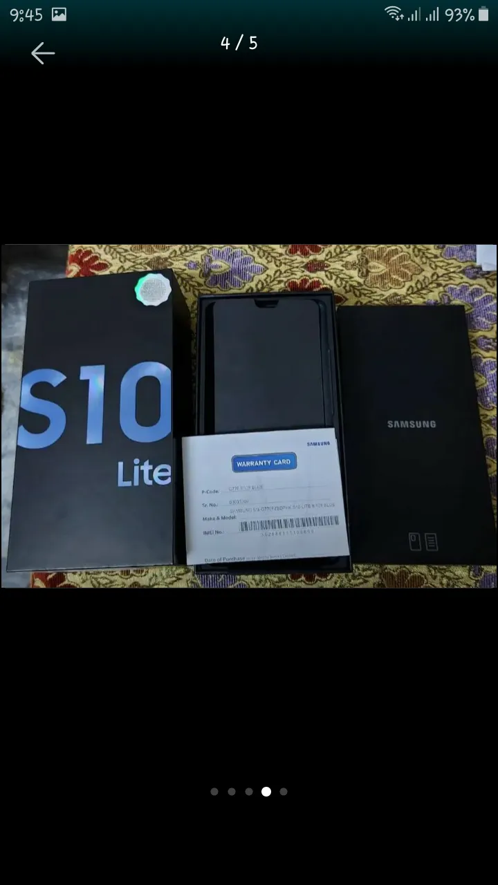 Samsung Galaxy S10 Lite in Warranty - photo 2