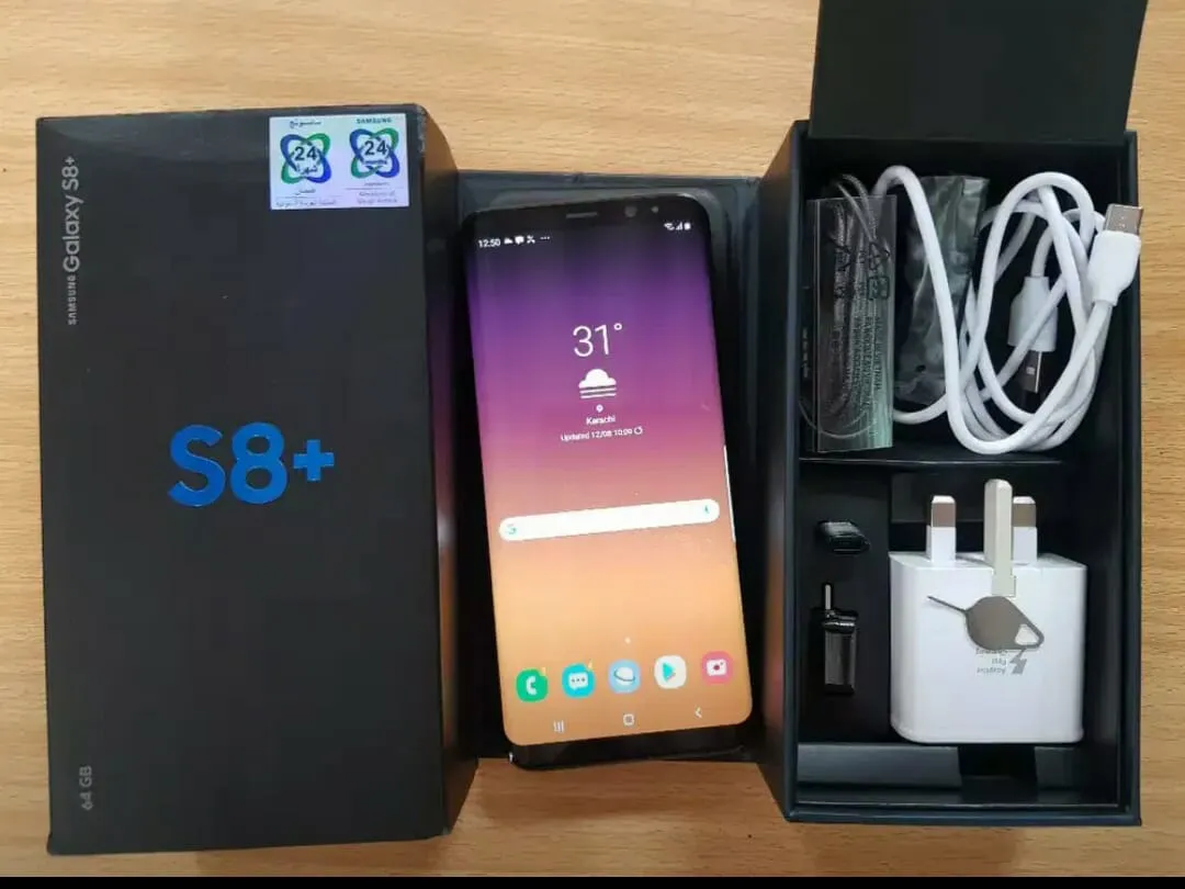 Samsung S8+ 4/64GB complete box accessories - photo 1