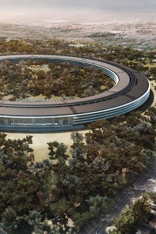 Apple Spaceship Campus mobile wallpaper