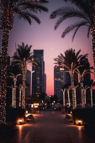Dubai Marina - Dubai - United Arab Emirates mobile wallpaper