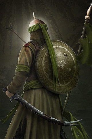 Muslim Warrior mobile wallpaper
