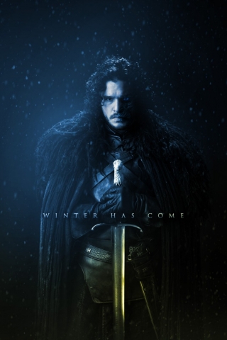 Jon Snow - Winter has Come mobile wallpaper