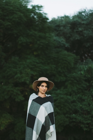 Girl in Forest