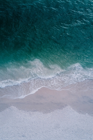 Beach Top drone view