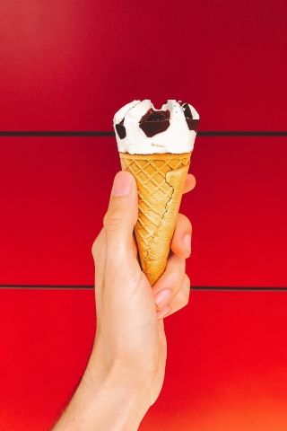 Chocolate Ice Cream cone  free mobile background
