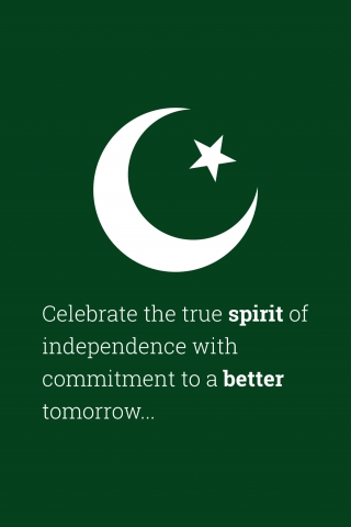 Celebrate the True Spirit - 14th August Quote mobile wallpaper