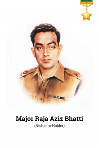 Major Raja Aziz Bhatti - 1965 War