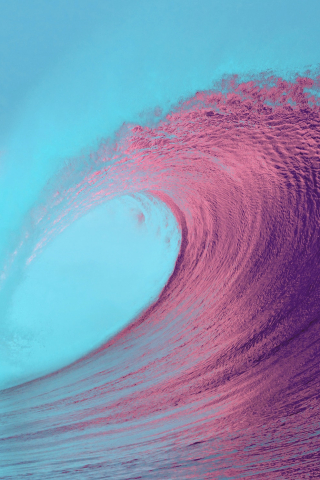 IOS 13 Beach Wave Background