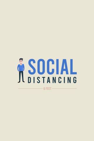 Social Distancing mobile wallpaper