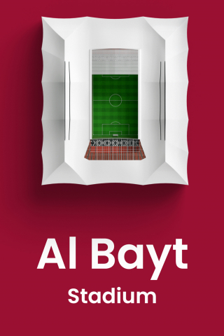 Al Bayt Stadium - Qatar  free mobile background