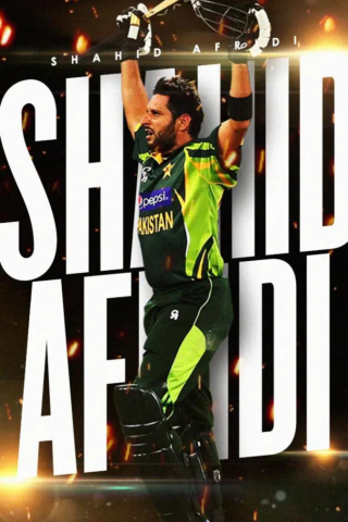 Shahid Afridi Pakistani Cricketer mobile wallpaper