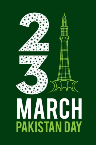 23th March Pakistan Day mobile wallpaper