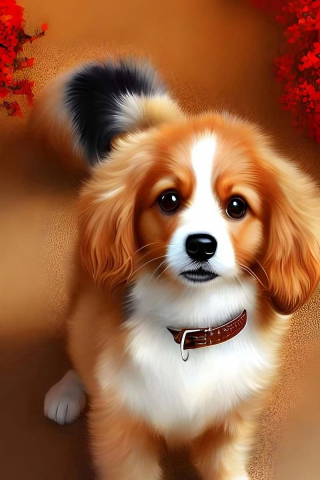 Cute Puppy Dog mobile wallpaper