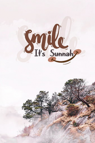 Smile is Sunnah mobile wallpaper
