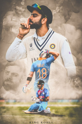Virat Kohli 18 mobile wallpaper