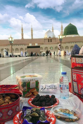 Ramadan Madina Iftar mobile wallpaper