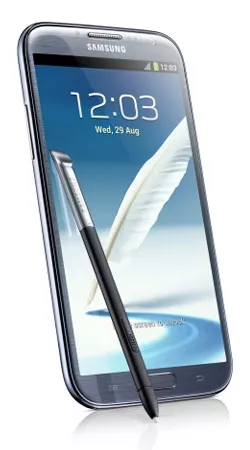 Samsung Galaxy Note II mobile phone photos