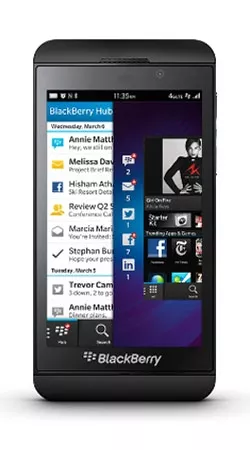 BlackBerry Z10 mobile phone photos