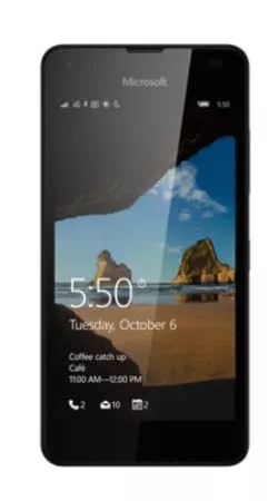 Microsoft Lumia 550 mobile phone photos