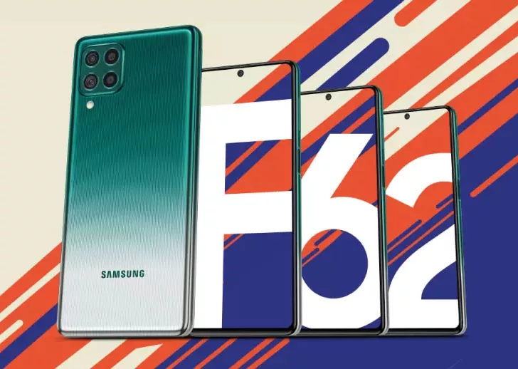 Samsung Galaxy F62 mid-range Longest Battery smartphone
