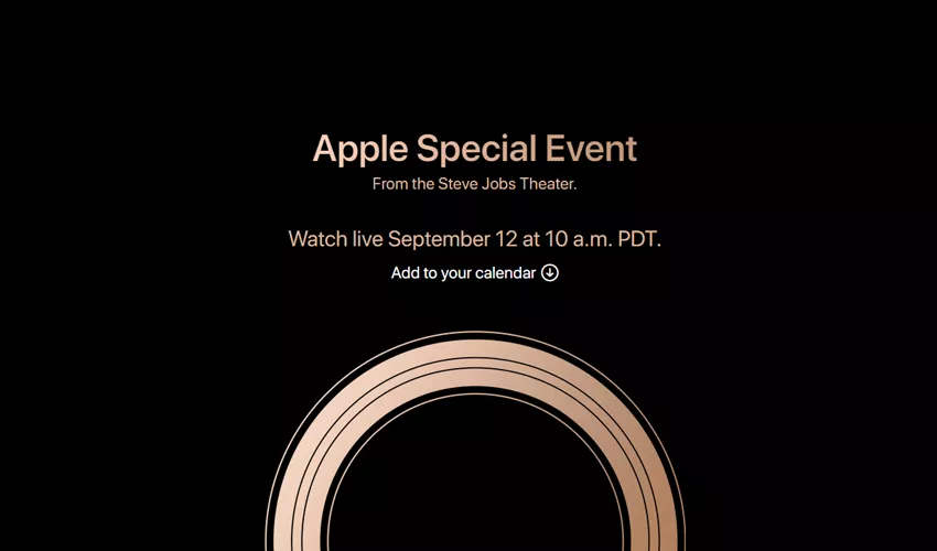 Today September 12 Apple Event for 2018 iPhones