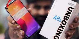 Samsung Galaxy A8s Infinity O Display - Unboxing in Pakistan - Video Cover